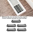 thumbnail image 4 of BIMZUC 5-Pack 4"x10" Floor Register Filter Covers, Replacement Air Vent Screens with Mesh Net, Easy Install Dust & Debris Trap for Home Ventilation, 4 of 8