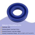 thumbnail image 5 of Uxcell 12mm x 24mm x 6mm UN Type Radial Shaft Oil Seal PU Blue 5 Count, 5 of 7