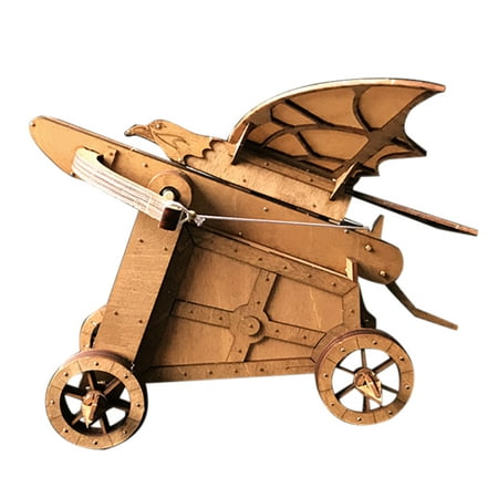 DIY 3D Wooden Assembly Kit Siege Chariot Woodcraft Puzzle Model