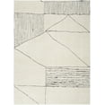 thumbnail image 2 of Nourison Cozy Modern Scandinavian Ivory Black 5'3" x 7' Area Rug (5x7), 2 of 8
