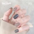 thumbnail image 1 of Fofosbeauty 24pcs Press on False Nail Tips Short Square Full Cover Fake Nails, Square Morandi Cyan, 1 of 8