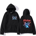 thumbnail image 1 of Sudadera con capucha de dibujos animados de Disney Stitch para mujer, ropa de calle de Manga, Harajuku, Anime, divertido, invierno, años 90, 1 of 1