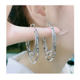 thumbnail image 3 of Arracadas De Aro Para Mujer color plata, 3 of 4