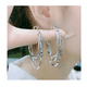 thumbnail image 3 of Arracadas De Aro Para Mujer color plata, 3 of 4