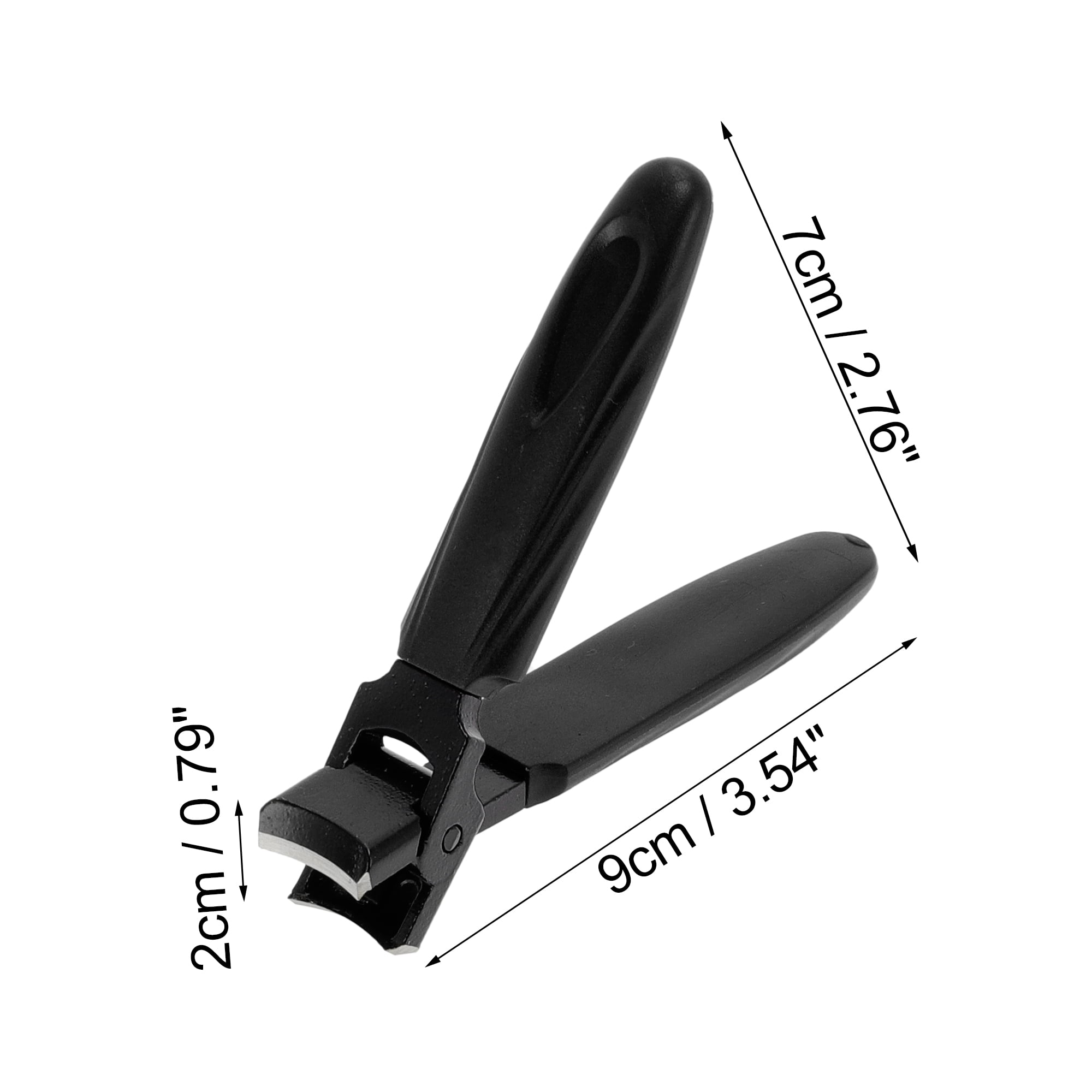 Unique Bargains Splash-proof Nail Clipper for Women and Men Black