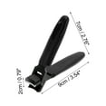 thumbnail image 4 of Unique Bargains 1 Pc Splash-proof Nail Clipper for Women for Men Black, 4 of 7