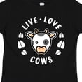 thumbnail image 4 of Inktastic Live Love Cows Boys or Girls Toddler T-Shirt, 4 of 5