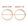 thumbnail image 3 of 20pcs 25mm Inner Dia Copper Washers Flat Sealing Gaskets Ring for Cars, 3 of 3