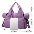 thumbnail image 2 of Muka Yoga Gym Bag for Women with Shoe Compartment, Large Capacity Travel Duffle Bag with Yoga Mat Holder (Blue), 2 of 7