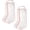 Pink, variant on 2Pack Boot Storage Bag Portable, PVC Shoe with Zipper Clear Boots Cover Protector for Short and Travel Daily Use, Beige Tall