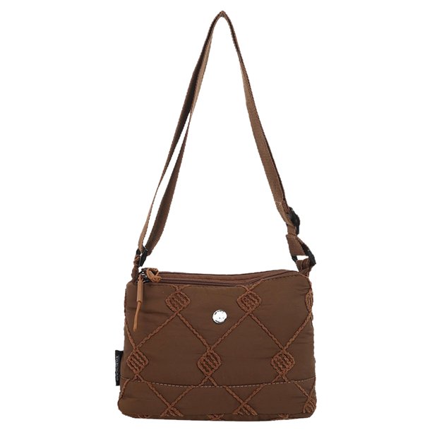 Bolso Vagabundo Liviano para El Hombro Mujeres Acolchadas Cierre La Los Compradores Del