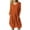 Orange, variant on FRSASU Dresses for Women Spring and Autumn Cotton Linen Loose Solid Color Long Sleeve Pocket Dress