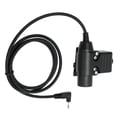 thumbnail image 3 of Auriculares para casco de motocicleta, auriculares unilaterales con PTT U94 para MOTOROLA T5428 6200C T80, Walkie Talkies de 2,5mm, color negro, 3 of 5