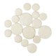 thumbnail image 2 of Soidarity 17 Uds. Almohadillas blancas de fieltro para clarinete de 3,3 cm de grosor, alfombrilla suave, accesorios de viento de Accesorios para instrumentos musicales Soidarity YQ0621-00B, 2 of 6