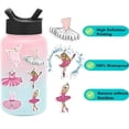 thumbnail image 7 of Jiibva 50Pcs Ballet Dance Stickers Laptop Car Scrapbook Phone Skateboard Suitcase Luggage Bike Dacing Movements Ballerina Vinyl Waterproof Aesthetic Personalised Stickers, 7 of 7