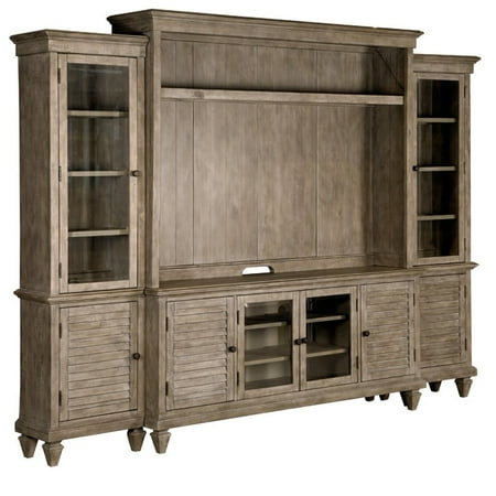 Magnussen Lancaster Rustic Entertainment Wall Unit Walmart Com