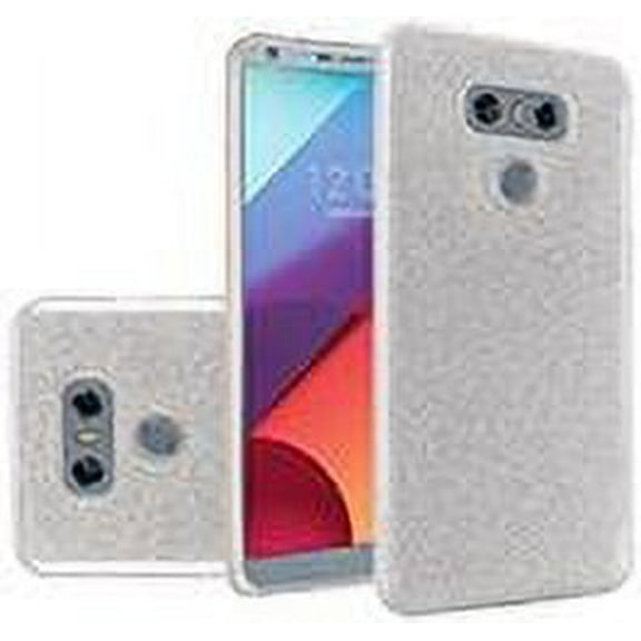 GSA Slim Glitter Paper Candy Case For LG G6, VS988 - Silver