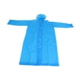 thumbnail image 4 of Chubasquero largo con capucha Chubasquero impermeable Poncho de lluvia cómodo Chaqueta de lluvia para adultos para pesca, viajes, actividades al Fernando  Ponchos de lluvia, 4 of 8