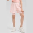 thumbnail image 5 of SILVERCELL 5-12T Girls 2-in-1 Athletic Flowy Shorts Active Performance Mesh Shorts with Liner for Sports Fitness Running Biking Hiking, 5 of 8