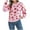 Pink, variant on Tiweut Heart Sweater for Women Valentines Day Cute Love Print Casual Crewneck Long Sleeve Pullover Knitted Sweaters Tops,Pink,S