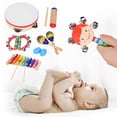 thumbnail image 4 of 13 Pcs Toddler Musical Instruments, Kids Drum Set, Colorful For Kids Children, 4 of 8