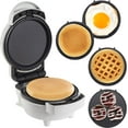 thumbnail image 5 of MasterChef 3-in-1 Mini Breakfast Maker- Make Eggs, Pancakes, Donuts, & Waffles and More in One Appliance! 3 Removable Non-Stick Cooking Plates for Easy Cleaning & Storing, 5 of 5