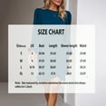 thumbnail image 6 of MORTTIC Women's Bohemian Puff Sleeve Dress - Slim Fit Round Neck Long Sleeve,  Casual & Evening Dress for Spring/Summer, 6 of 6