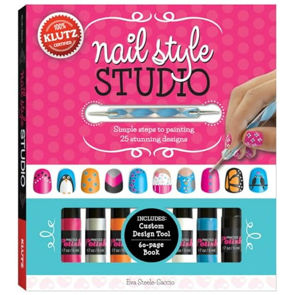 Pre-Owned Klutz Nail Style Studio Book Kit, 9780545561631, 0545561639, Hardcover,