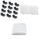 thumbnail image 1 of 100pcs de corte de cabellero desechable Salón Barbería Mantón Capas Delantal Claro, 1 of 9