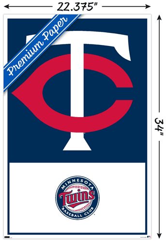MLB Minnesota Twins - Logo 22 Wall Poster, 22.375" x 34"