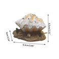 thumbnail image 3 of Aquarium Air Stone Artificial Resin For Shell Bubble Stones Fish For Tank Decor, 3 of 5