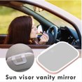 thumbnail image 5 of (Pink）Universal Car Sun Visor Mirror Dimmable LED Car Makeup Mirror LED Light Automotive Interior Rearview Mirror with LED Light,Spain,Practical Pink, 5 of 5
