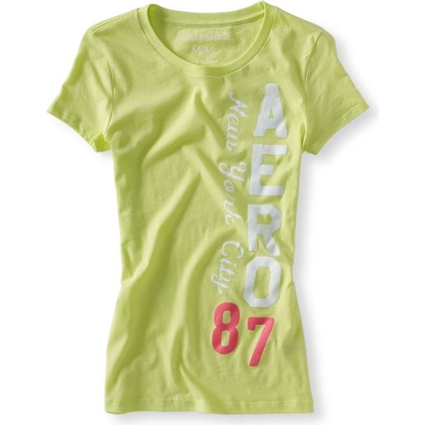 Camiseta gráfica Aeropostale New York City Aero 87 Amarillo Grande