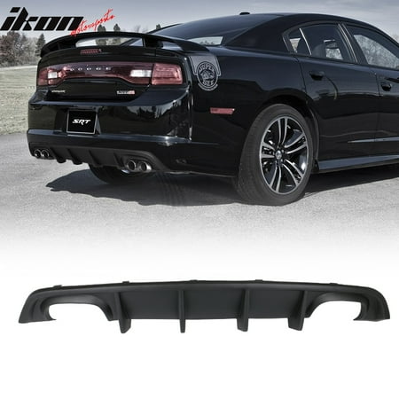 Dodge Accessory - Fits 2012-2014 Dodge Charger SRT Style Rear Diffuser Unpainted PP