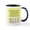 White/Black Inside, variant on CafePress - Mahjong Mugs - 11 oz Ceramic Mug - Novelty Coffee Tea Cup