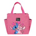 thumbnail image 3 of Bolsa de almuerzo con diseño de Stitch de Disney, linda bolsa bento con dibujos animados, bolsa bento con aislamiento para picnic, bolsa de almuerzo para estudiantes y trabajadores de oficina, 3 of 5