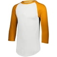 thumbnail image 1 of Augusta Sportswear Mens Baseball Jersey 2.0, M, WhiteGold, 1 of 1