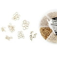 thumbnail image 2 of Cousin DIY 1030-Piece Gold Finish Jump Ring & Lobster Clasp Assortment – Metal Jewelry Findings Kit for Bracelet and Necklace Crafts, 2 of 9