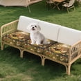 thumbnail image 7 of Xoenoiee Rootser Chicken Daisy Flower Print 3-Piece Stretch Couch Cushion Covers, Non-Slip Elastic Sofa Seat Slipcovers Washable Furniture Protector for 3 Cushion Couch, Loveseat, Sectional, 7 of 7
