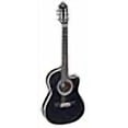 thumbnail image 3 of Performer Series Solid Top Thinline Crossover Acoustic-Electric Nylon Classical Guitar with Bag, 3 of 4