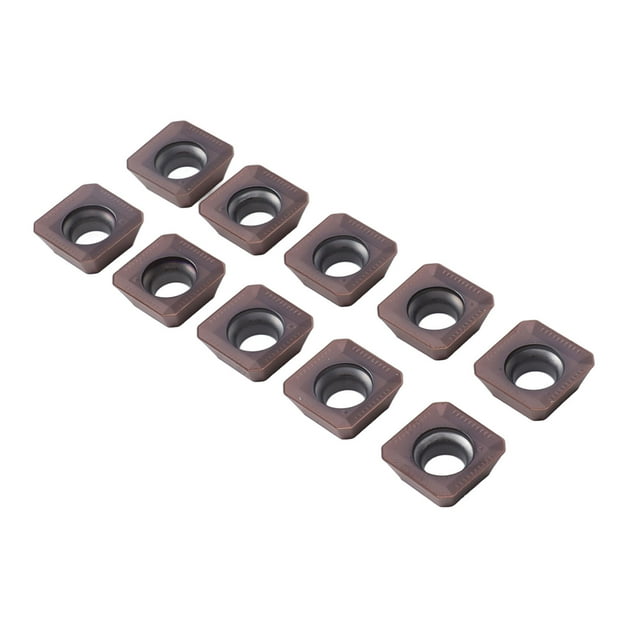 10 piezas de insertos de tornado insertos de tornado de carburo, cuchillas de Herramientas cnc hojas de Herramientas cnc insertos de acabado de tornado de torno con