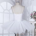 thumbnail image 7 of DPOIS Women's Shiny Sequins Swan Lake Ballet Dance Mesh Tutu Leotard Dress White L, 7 of 7