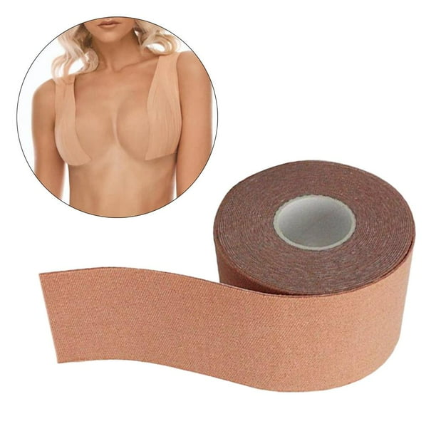 Sujetador Adhesivo Con Cinta De Levantamiento De Senos A Prueba De Agua - La piel 5m Soledad Levantamiento de senos transpirable push up