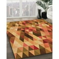 thumbnail image 2 of Ahgly Company Indoor Rectangle Patterned Carrot Orange Area Rugs, 7' x 10', 2 of 6