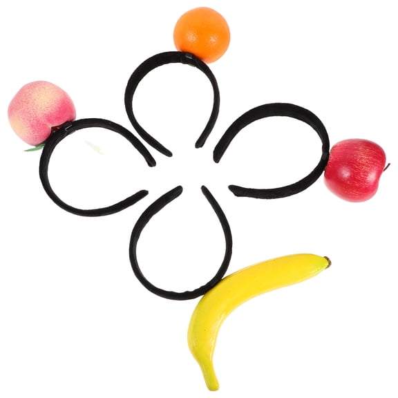 Masteelf  4 Pcs Pineapple Headband Orange Accessories Simulated Fruit