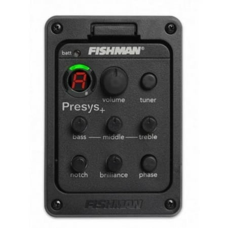Presys+ 4-Band EQ Guitar Equalizer Acoustic Guitar Preamp Piezo Pickup Tuner Fishman 201