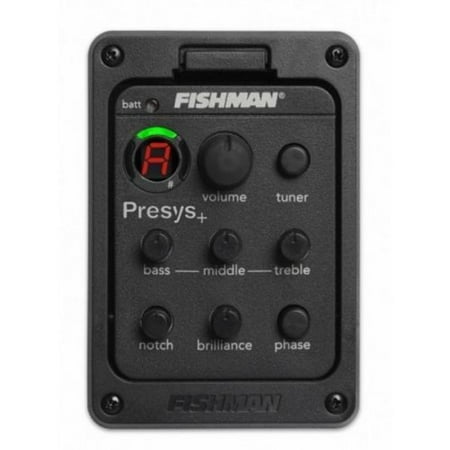 Contact Guitar Tuner Presys+ 4-Band EQ Guitar Equalizer Acoustic Guitar Preamp Piezo Pickup Tuner Fishman 201 brand ()