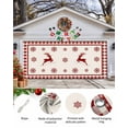 thumbnail image 2 of Garage Door Banner Cover 6 x 13 ft, Christmas Red Snowflake and Elk Christmas Garage Door Decorations Holiday Christmas Backdrop Decor for Winter New Year Xmas Party, 2 of 6
