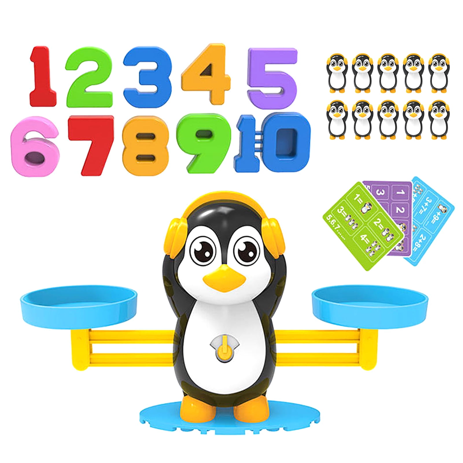 Younar Penguin Balance Counting Game Toy - Cool Math Number Learning Board Game Toy | Stem Learning Kids Toys | Educational Children's Gift And For 3 4 5 6 7 8 Years Old Girls Boys - Walmart.com
