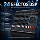 thumbnail image 4 of Consola Mezcladora Audiotek 12 Canales Bluetooth USB Estudio Sonido, 4 of 9